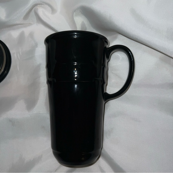 Longaberger pottery tumbler with lid - Picture 6 of 6